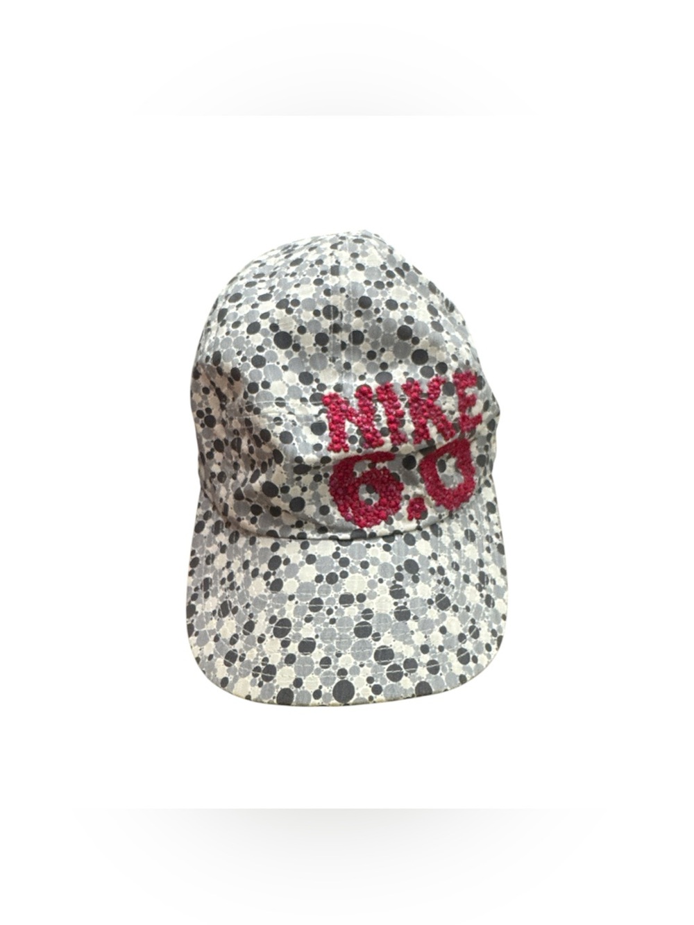 Nike Gray Speckle Cap with Pink Embroidered Logo